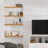 Sorbus Wood Floating Shelves for Wall - Long 24” Solid Wood Wall Shelves for Bathroom Decor, Books, Bedroom & Living Room - Set of 2. Brown-111103426-124322103