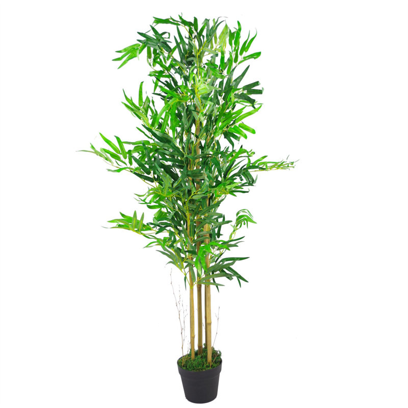 Faux Plant in Metal Planter, 120cm H x 60cm W x 60cm D, Copper
