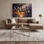 «Birds Mallard», art mural sur toile mauve-1655480346
