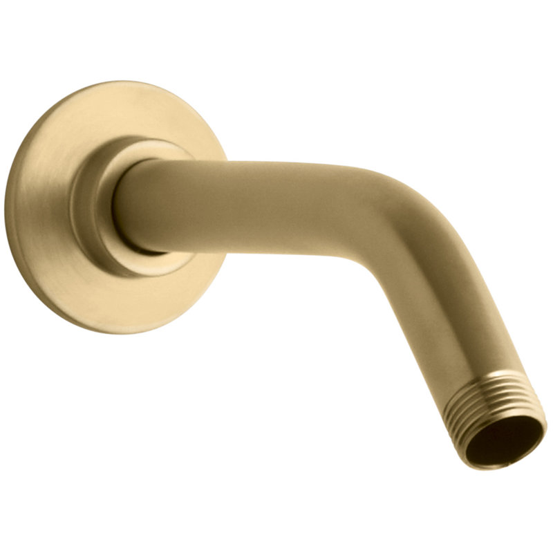 Mastershower Showerarm and Flange, Long, Vibrant Brushed Bronze
