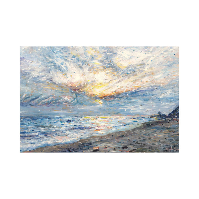 Seaside Romance 1 Piece Wrapped Canvas Painting, 66.04 cm H x 45.72 cm W x 1.91 cm D
