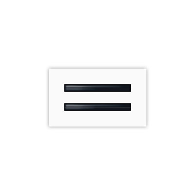 BUILDMART - Modern AC Vent Cover - Standard Linear Slot Diffuser - Register Grille