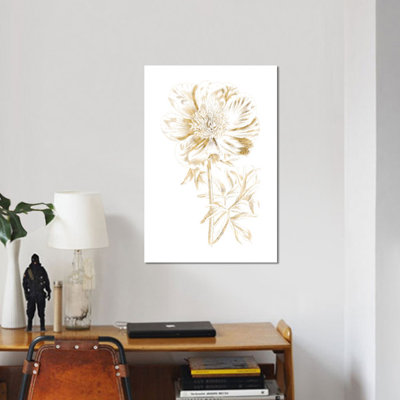«Gilded Botanical VIII», reproduction sur toile tendue