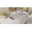 Badeloft 39.4" x 16.7" Stone Resin Undermount Bathroom Sink UB-05-XL-GGRY in Glossy Gray-138193095