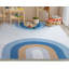 Tapis bleu moderne Asusena-69876027