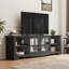 Meuble télé 66 po pour téléviseur de 75 po ou moins Callison avec rangement spacieux et tablettes réglables-1999423965-1966055356
