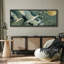 «Crane Heron Bird Elegant Cranes in Flight Birds», reproduction d'art moderne sur toile extra large-111666123-108480909-108480908