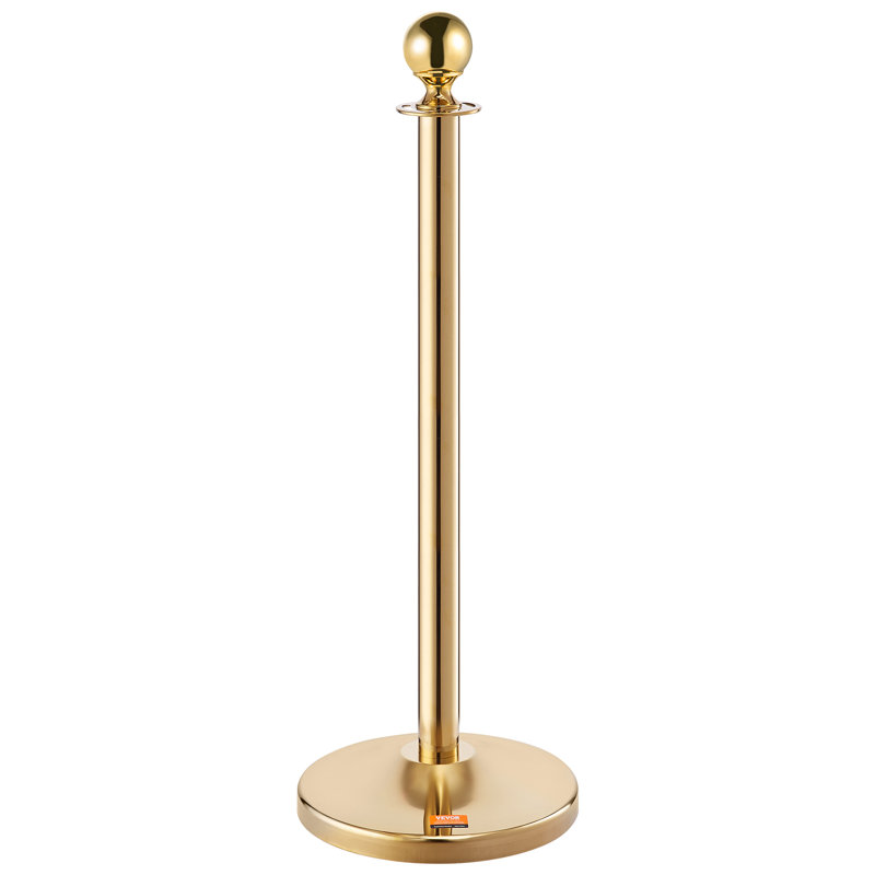 VEVOR Crowd Control Stanchion Posts with 5FT Velvet Ropes and Fillable Base