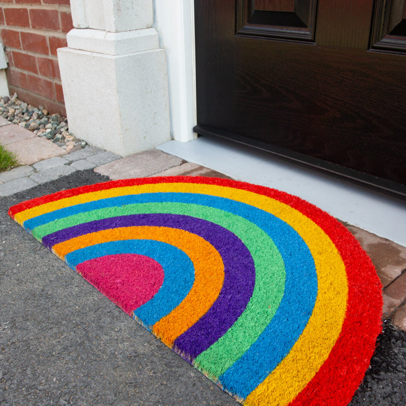 Castalia Non-Slip Striped Doormat