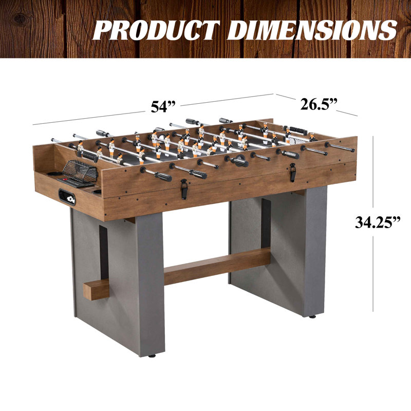 Barrington Urban 3-in-1 Combo Game Table – Foosball, Air Hockey and Table Tennis– Multi Game Table for Home or Game Room