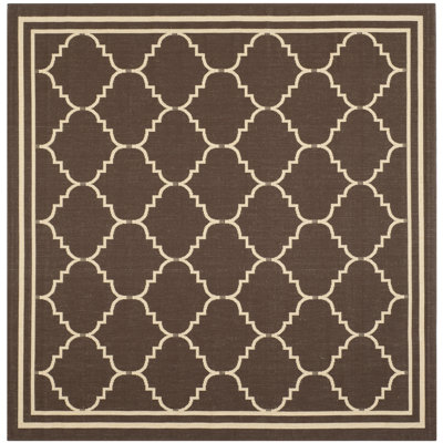 Tapis d'intérieur / extérieur à motif géométrique Herefordshire Performance