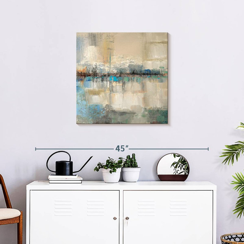 Shoreline Reflection II, 24" H x 24" W