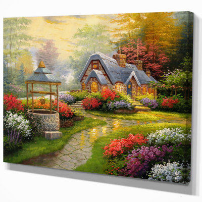 " Sunset Stone Country Cottage " by Designart