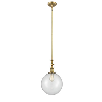 Luminaire suspendu sphère 1 lumière Hitterdal
