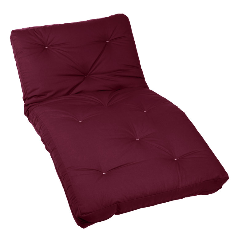 Matelas de futon Meader, Grand lit, Bourgogne, 6"