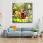 Art mural en verre trempé coccinelle-960701420