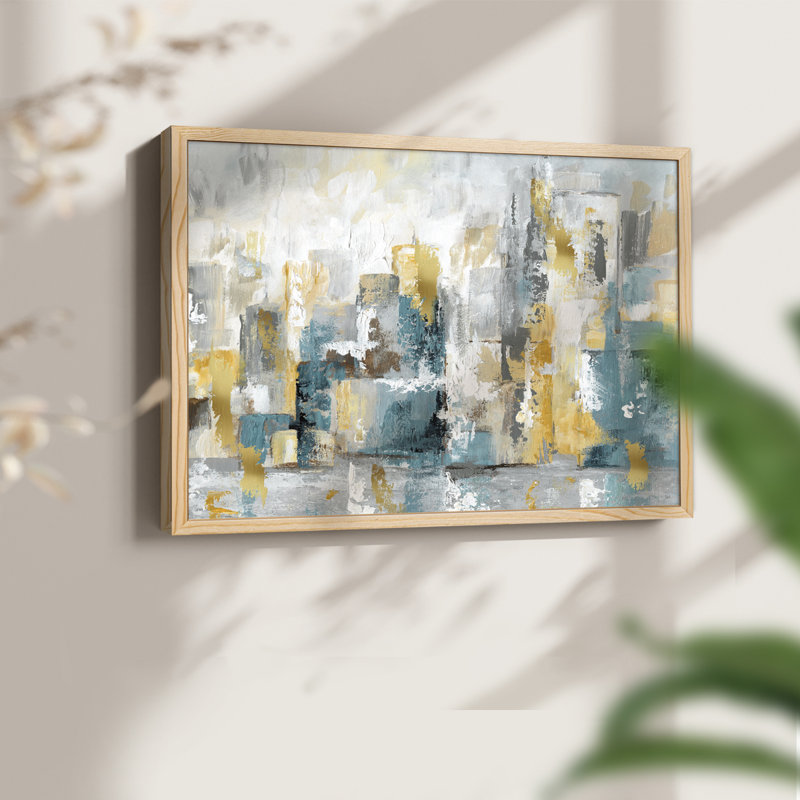 City Views I - Reproduction encadrée - Restickable, H 8 po x l 10 po, Naturel