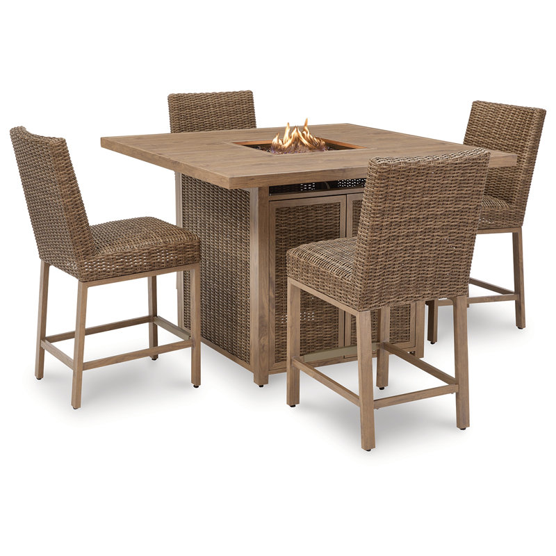 Table de bar et 4 tabourets de bar Walton Bridge