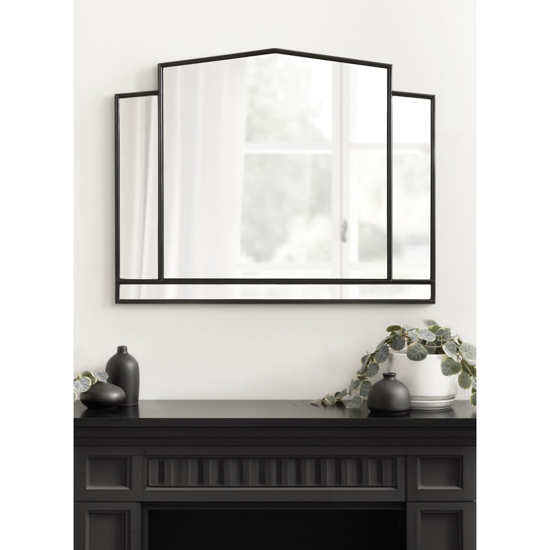 Arched Window Pane Wall Mirror