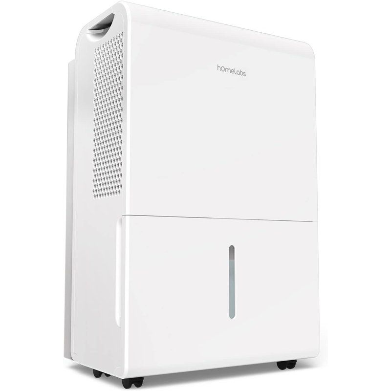 hOmeLabs 3000 Sq. ft. Energy Efficient Dehumidifier - Ideal for Medium to Large Rooms, Bedrooms and Home Basements - Powerful Moisture Removal and Humidity Control - 35 Pint