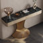 Console légère en pierre frittée de style luxueux