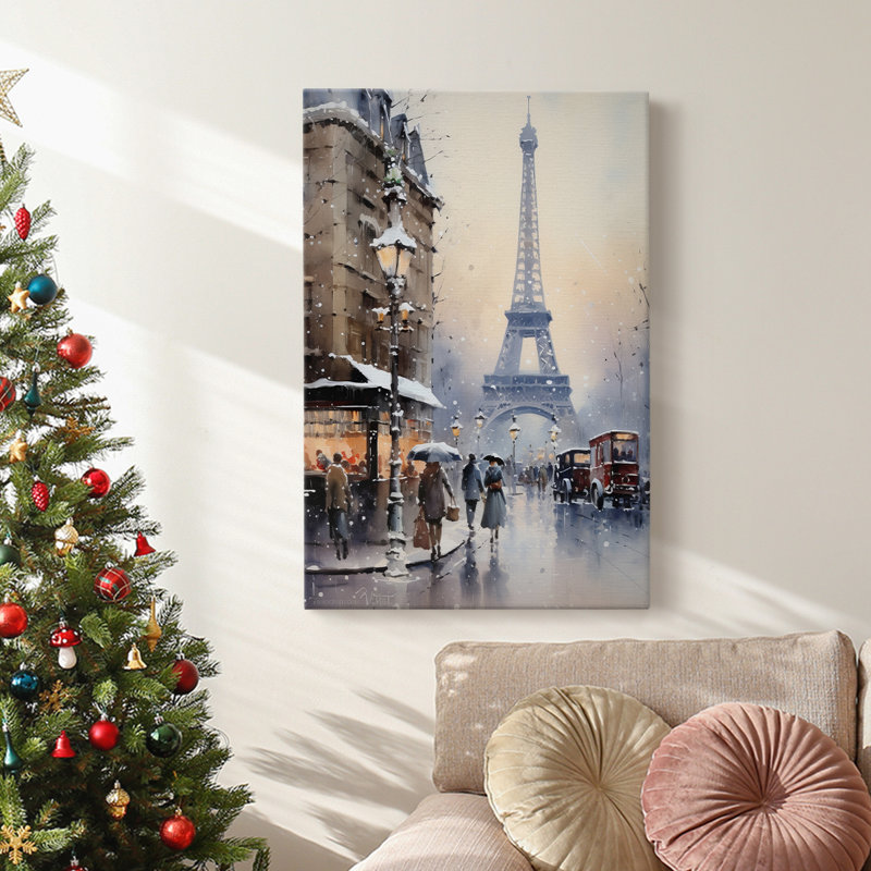 Christmas Holiday Art - Gallery Wrapped Canvas DXLI, 27" H x 18" W