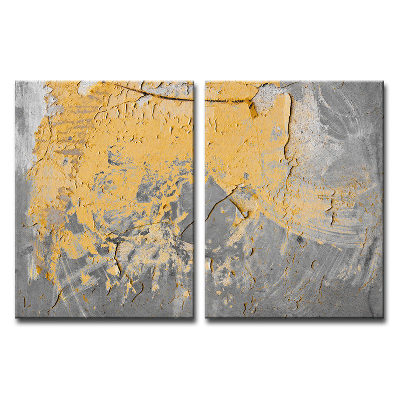 Abstract ABS XVI - 2 Piece Print on Canvas, 30" H x 20" W x 1.5" D
