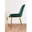 Edzard Double Pedestal High Gloss Dining Table Set with 6 Luxury Velvet Dining Chairs-89191899-50896976