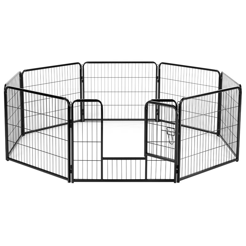 8 Panel Dog Exercise Pen, 23.62" H