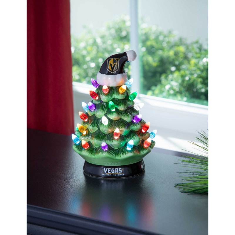 Maclachlan Christmas Tabletop Tree, Vegas Golden Knights