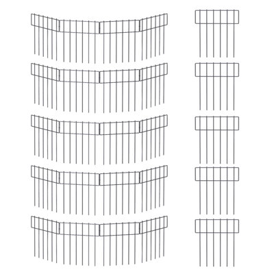 Panneau de clôture en métal H 17 po x L 27 pi