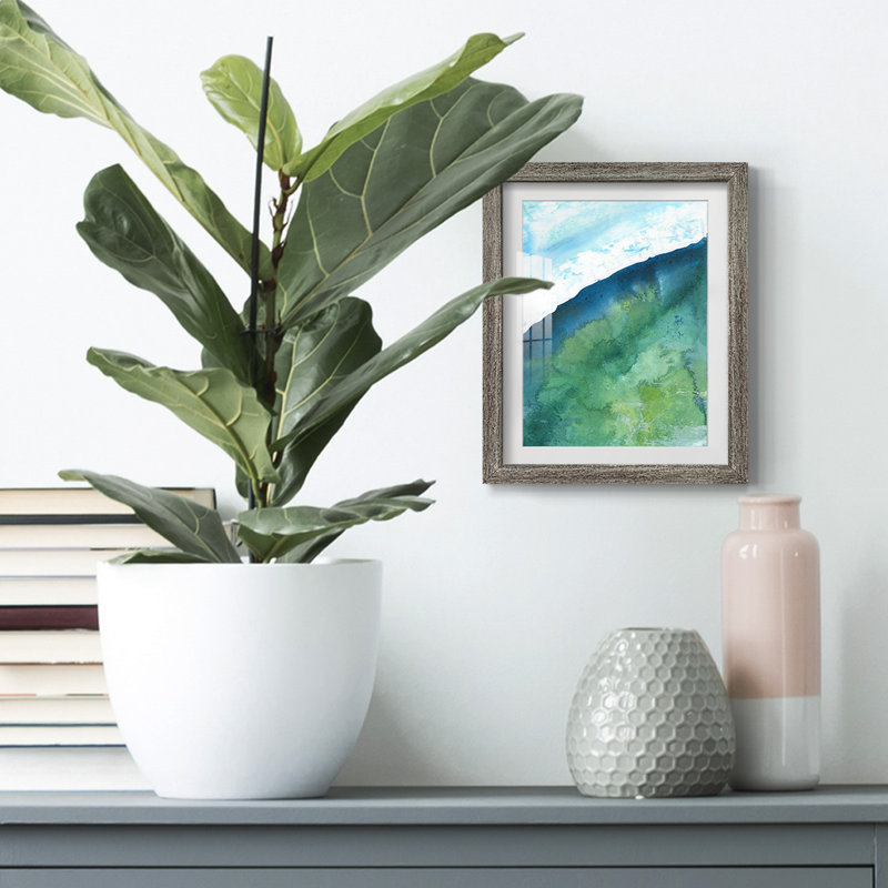 New Air II -Framed Print, 25.5" H x 17.5" W, Distressed