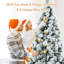 Arbre de Noël effilé 7 pi avec pin blanc effilé