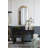 Elegant Modern Console Table with Gold Accents
