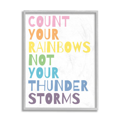 Texte de l'arc-en-ciel Bittner Count Rainbows Not Thunder Storms