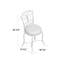 Tabouret de coiffeuse Lunde
