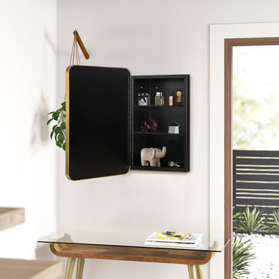 Armoire à pharmacie encastrée ou à fixation en surface avec 2 tablettes réglables Spero