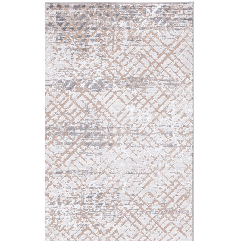Tapis abstrait Amelia Performance, Tapis de couloir 2 pi x 8 pi