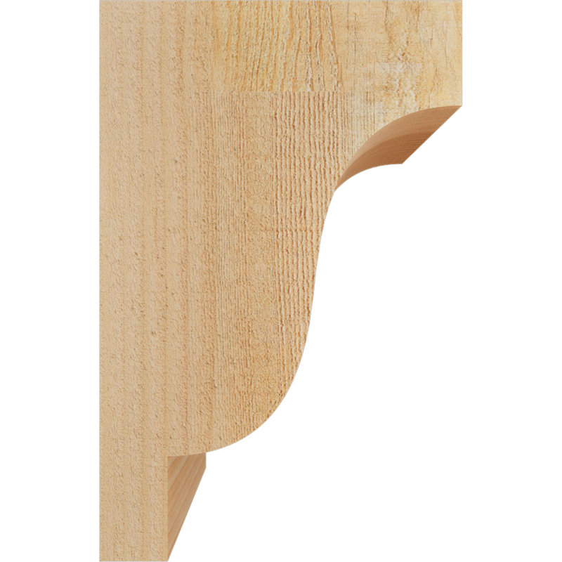 Sapin Douglas, corbeau brut, l 6 po x P 8 po x H 12 po, Sciage brut, H 12 po x l 6 po x P 8 po, Sapin de Douglas
