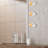 Stylish Cream Wall Lamp, Metal Body, 3.9 x 3.1 x 3.9 inches | E27 Socket, Max 40W (Bulb Not Included) | IP20 Rated, Perfect for Living Room & Bedroom Decor, Modern & Elegant Lighting Solution
