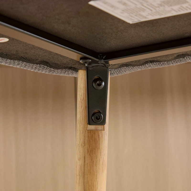 Ensemble de 2 tabourets de bar modernes avec îlot de cuisine avec dossier, accoudoirs, repose-pieds et pieds en bois massif