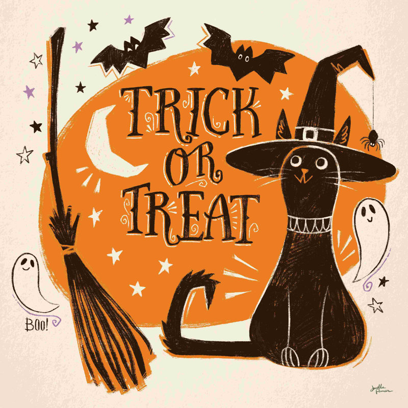 Spooktacular III - Impression sur toile tendue, H 30 po x l 30 po