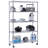 48'' W Steel Shelving Unit with Wheels