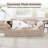 Segal 4 Piece 114" Oversized Modular  L Shape Soft Chenille Cloud Upholstered Compression sofa, No Assembly Required-2084431666