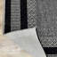 Tapis en coton tissé noir Alfa Rich Candelario-820103655