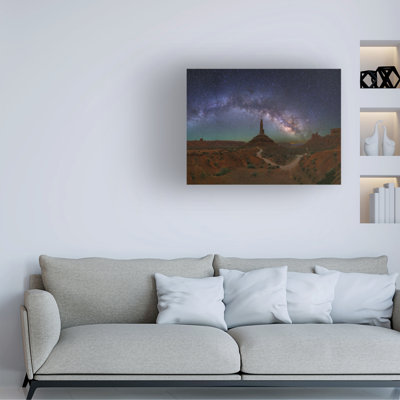 Art mural sur toile tendue - Royce Bair «Tower Reaching Stars», art mural pour décor de salon, de chambre à coucher ou de bureau - 18 x 24