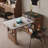 Simple and Classic Retractable Dining Table