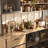 59" Wide Kitchen Pantry Cabinet with 3 Drawers and Open Shelves-566217544