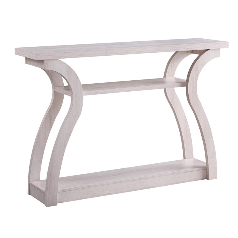 Table d'appoint étroite en stratifié de style contemporain, parfaite comme console ou table de canapé, dans un vestibule, un salon ou une chambre à coucher