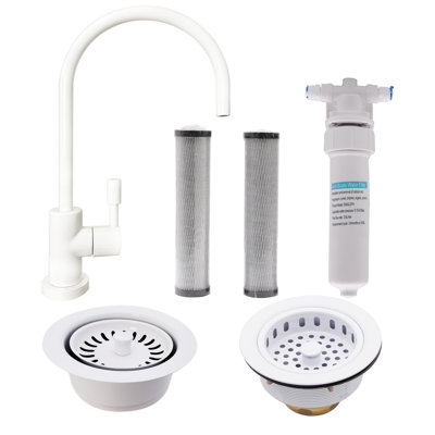 Westbrass Kitchen Faucet with Soap Dispenser